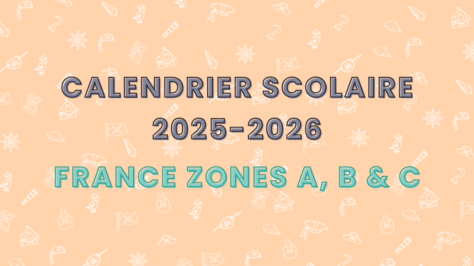 School calendar 20252026 in France