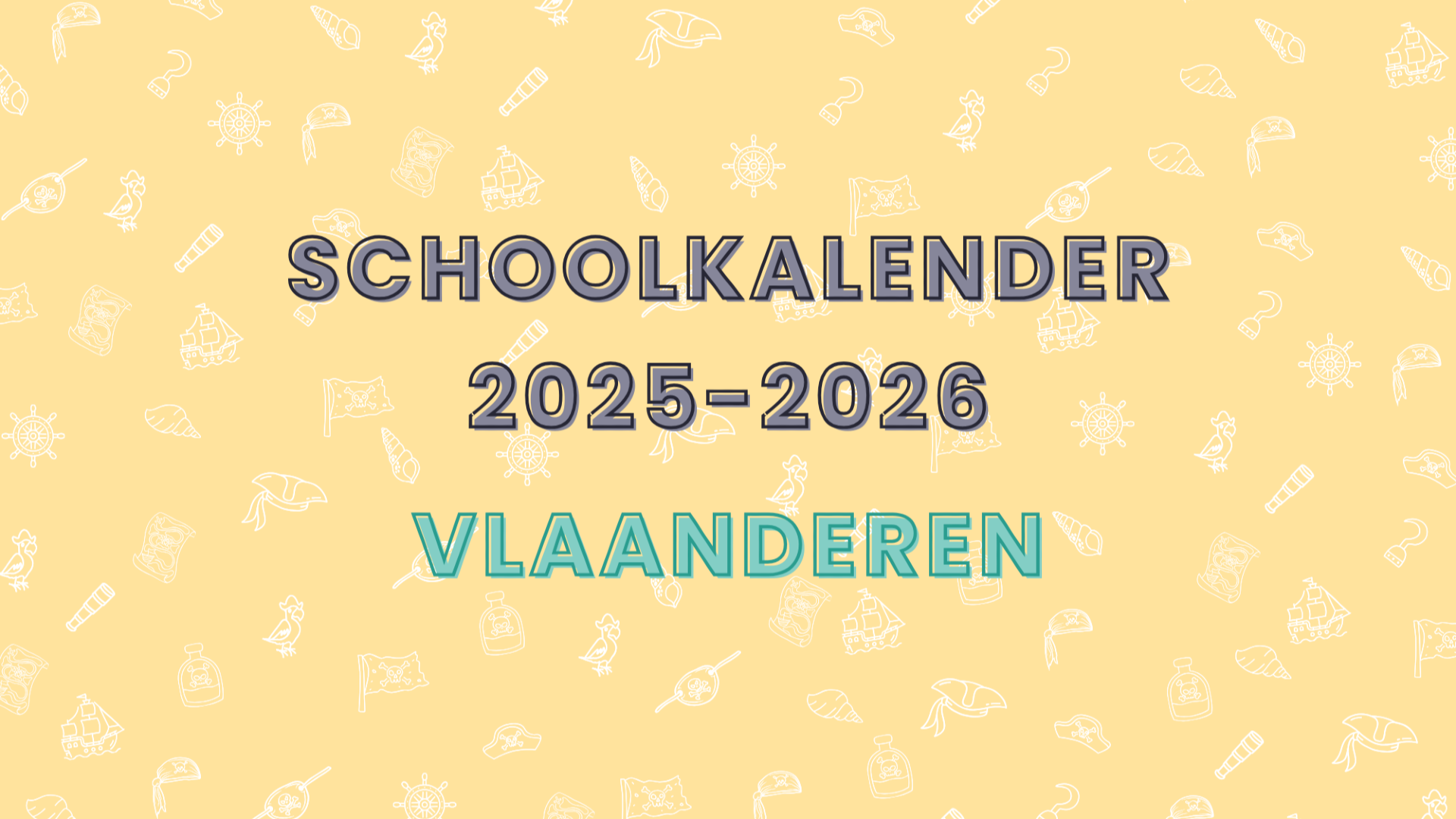 Calendrier Scolaire 2025-2026 (Flandres)