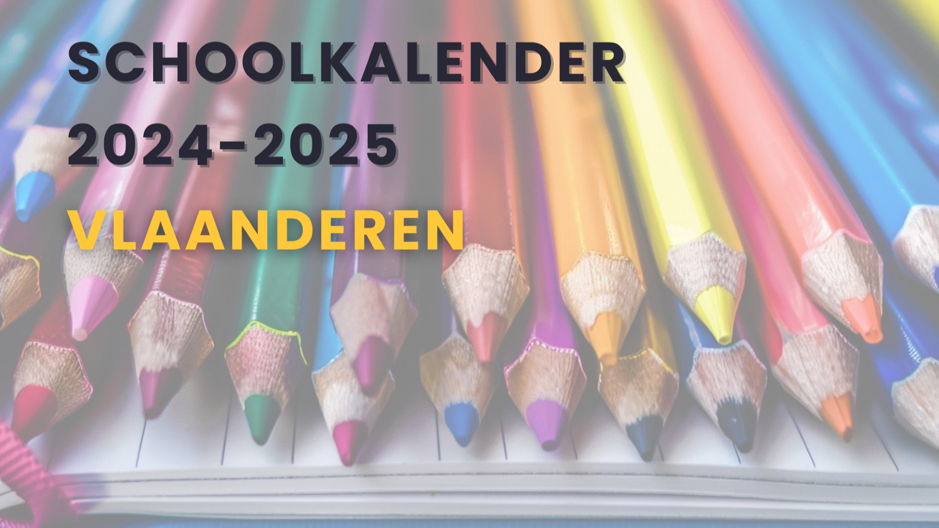 Calendrier Scolaire 2024-2025 (Flandres)